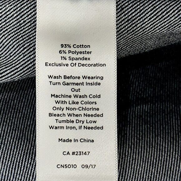 Talbots Jeans Size 8 Flawless Slim Ankle Lace Up Gingham - Picture 12 of 12